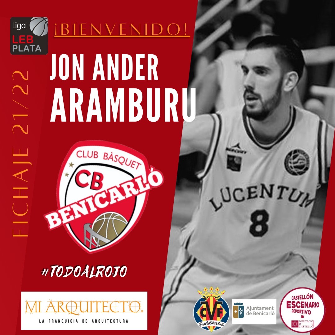 Jon Ander Aramburu se convierte en el primer fichaje del Mi Arquitecto C.B. Benicarló