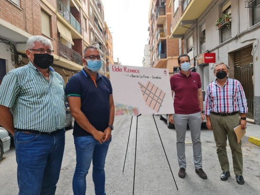 Elda humanizará el barrio de La Feria-Cocoliche con la reurbanización de 20.000 metros cuadrados