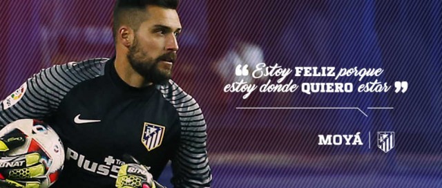 El Atlético amplía el contrato del portero Moyá por una temporada