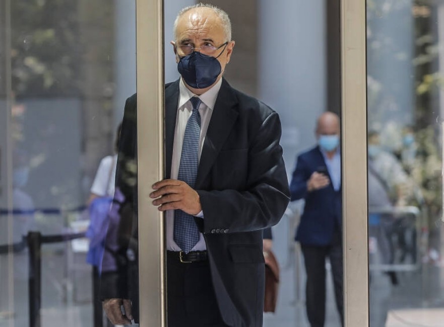 Rafael Blasco, en la Ciudad de la Justicia de Valencia. Foto: EP/ROBER SOLSONA - 