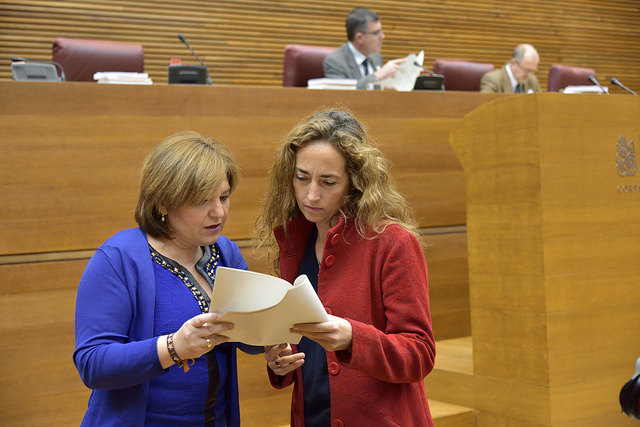 El tripartito vuelve a dividir el voto en Les Corts: el PSPV se abstiene sobre la unidad de España