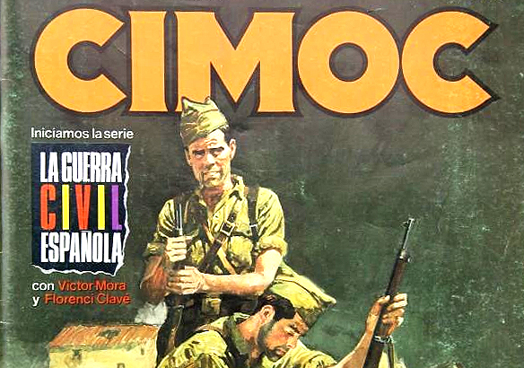 La serie de la Guerra Civil en Cimoc en su 50 aniversario, cuando para el gobierno era 