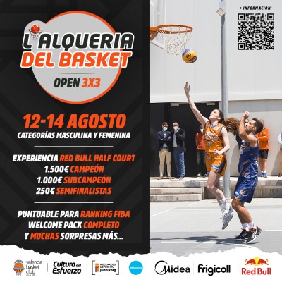 El Valencia Basket entra en el circuito 3x3 con un torneo en agosto en L’Alqueria
