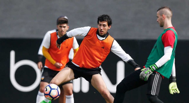 Alesanco y Vicente Rodríguez supervisan la sesión