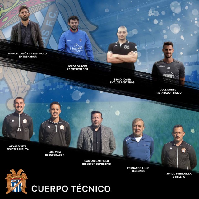 Molo se acompaña en el cuerpo técnico del Águilas FC de Garcés y Donés