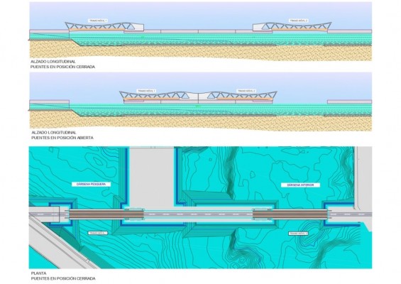 El sobreprecio del acero deja desierta la licitación del puente y conexión ferroviaria norte del puerto