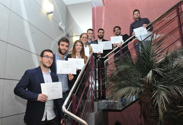 El Colegio de Ingenieros premia a ocho estudiantes por su transferencia de innovación a las empresas