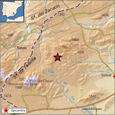 Moratalla registra un terremoto de magnitud 2,8 sin daños
