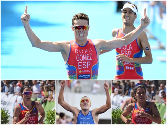 Gómez Noya y Mario Mola, claros aspirantes a medalla en Odaiba