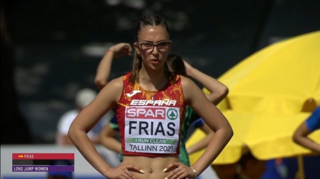 La saltadora de longitud Bárbara Frías, decimoséptima del Europeo sub-20