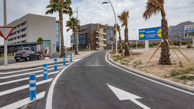 Benidorm abre el nuevo carril de incorporación que conecta el Salt de l’Aigua con la N-332 y la autovía

