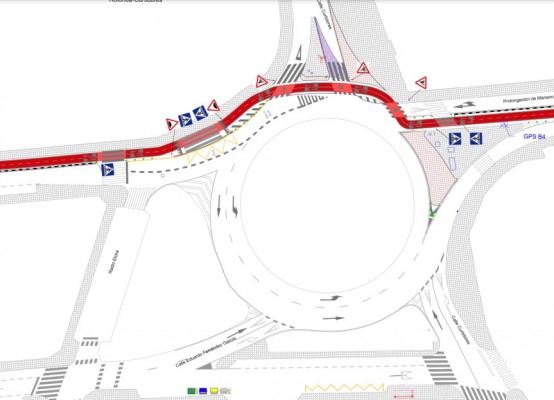 Elche perfila su segundo gran carril bici en El Pla: 'turborrotonda', un carril de tránsito menos y límite a 30 km/h