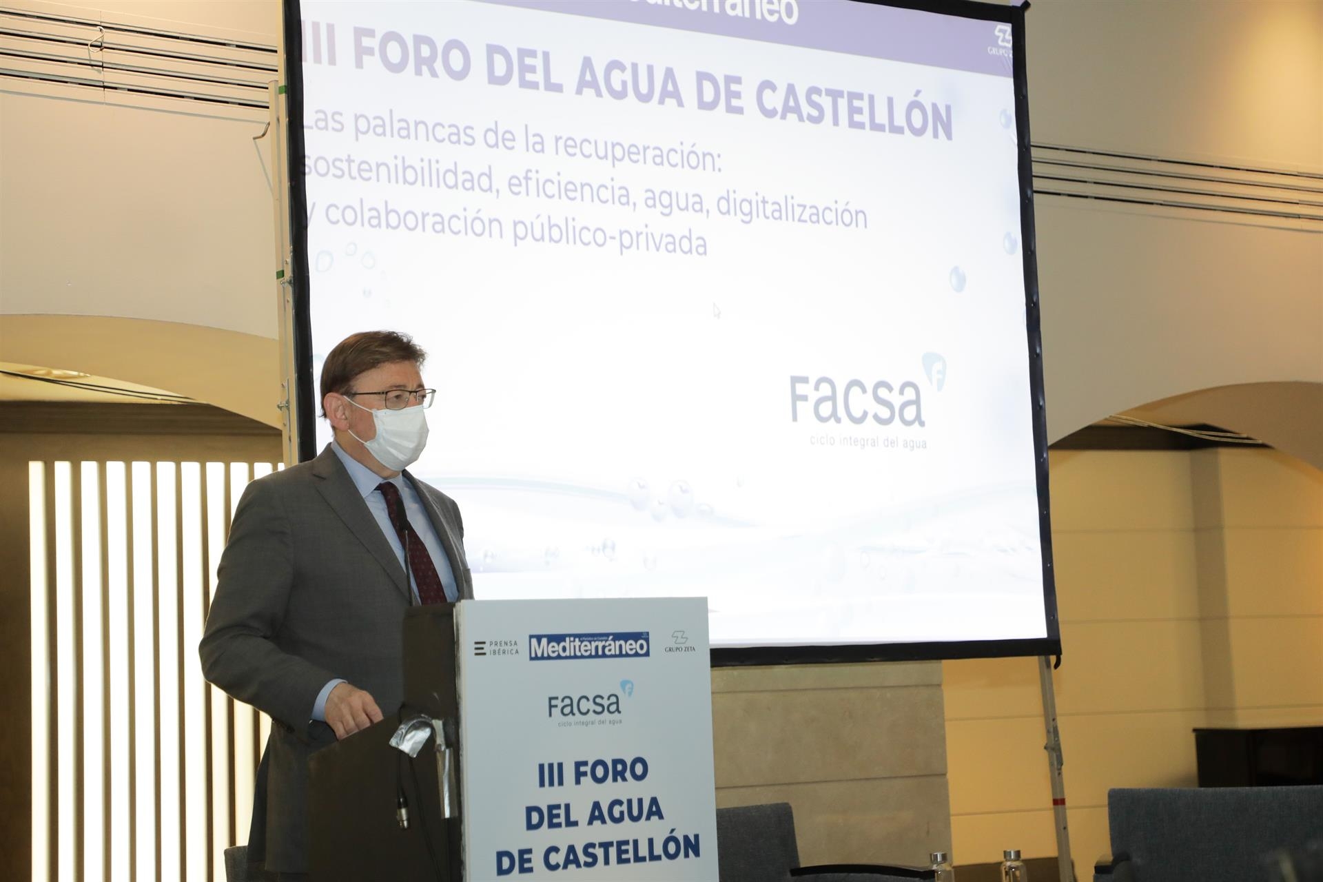 El Consell presentará proyectos para obtener parte del fondo de recuperación vinculado a la gestión del agua