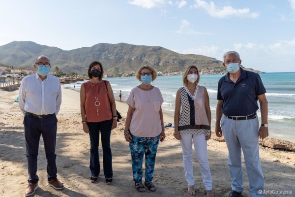 La Chapineta, en Cartagena, una playa sin humo