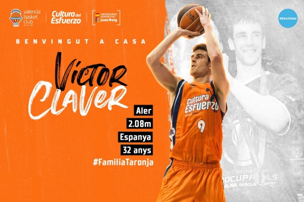 Víctor Claver regresa a Valencia Basket