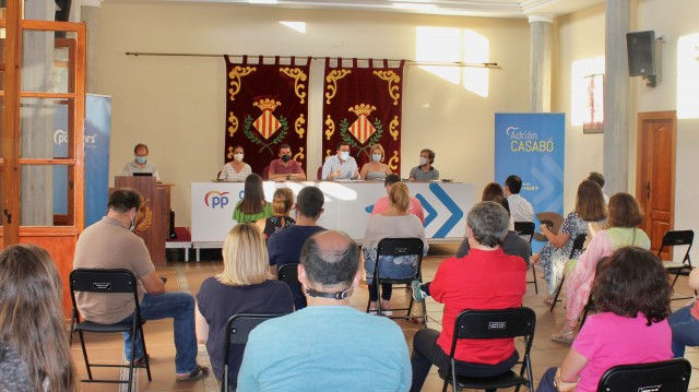 Casabó preside su primer comité ejecutivo tras su elección como presidente del PP de Vila-real