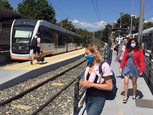 Más de 774.000 personas utilizaron el Tram en junio, un 57% más que en 2020