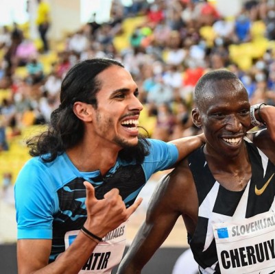 Katir bate el récord nacional de 1.500 metros que tenía su ídolo, Fermín Cacho, y lo deja en 3:28.76