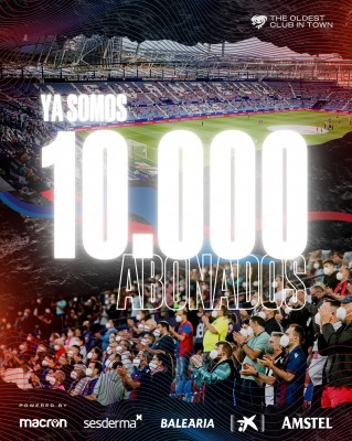 El Levante supera los 10.000 abonados