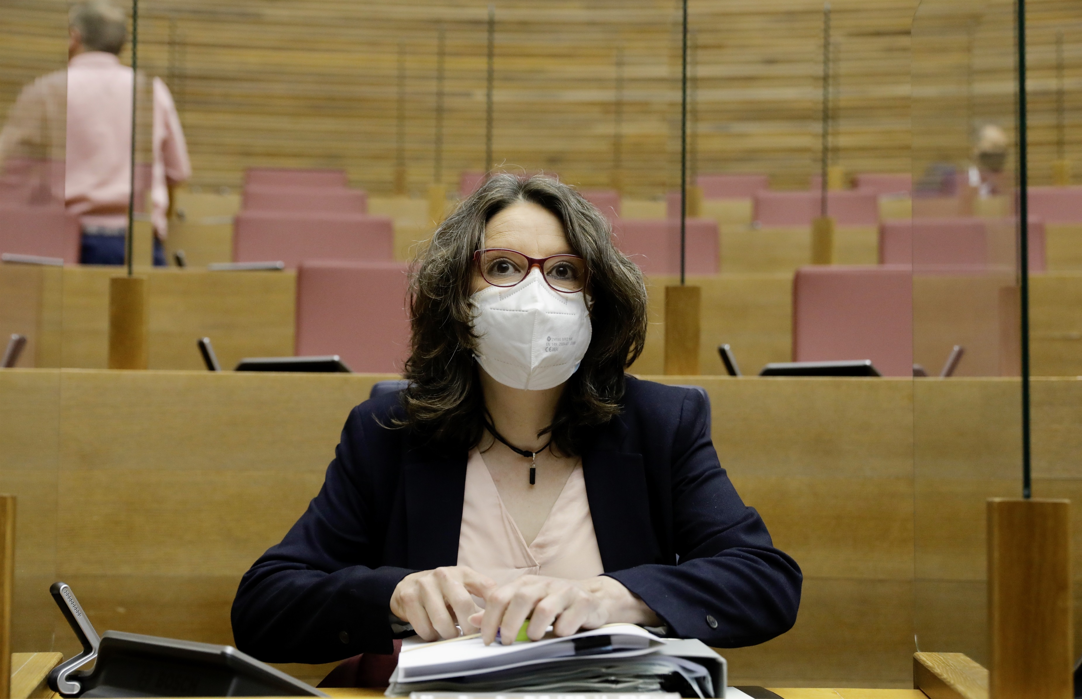 La vicepresidenta y consellera de Igualdad y Políticas Inclusivas, Mónica Oltra. Foto: ROBER SOLSONA/EP - 