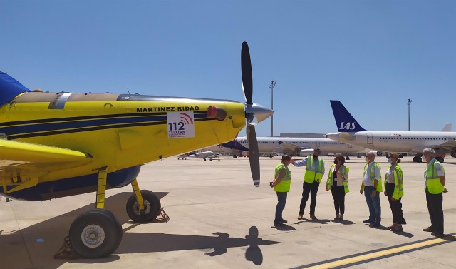 Aerocas y Emergencias refuerzan su coordinación respecto a los medios de extinción de incendios