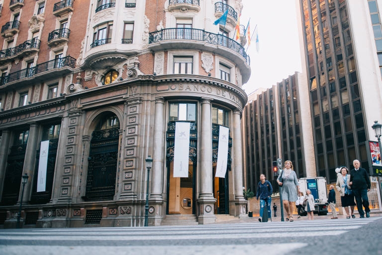 Antigua sede del Banco de Valencia, hoy sede territorial de CaixaBank. Foto: KIKE TABERNER - 