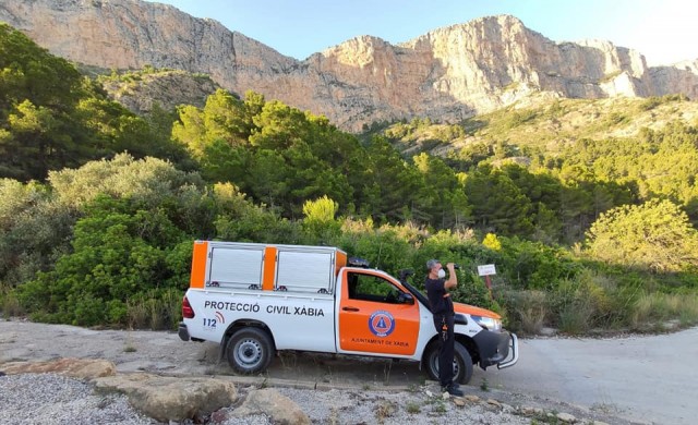 Xàbia refuerza la vigilancia para prevenir incendios en el Portitxol, Costa Nova y la Granadella