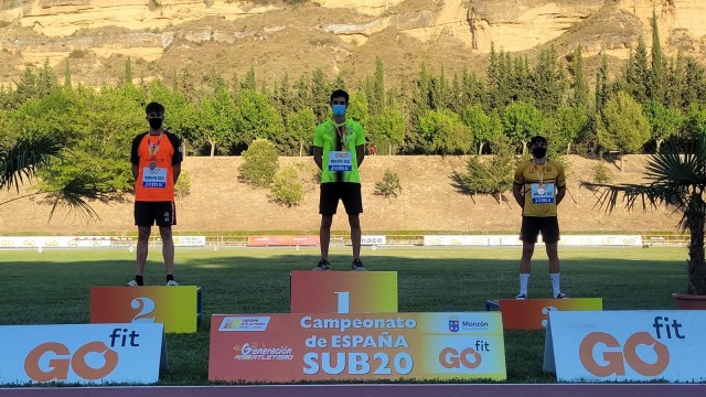 El oropesino Iván Vidal se proclama campeón de España de Decatlón sub20