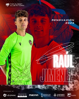El meta Raúl Jiménez renueva con el Levante FS hasta 2023