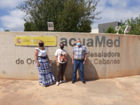 La Ribera de Cabanes comienza a suministrarse de agua de la desaladora