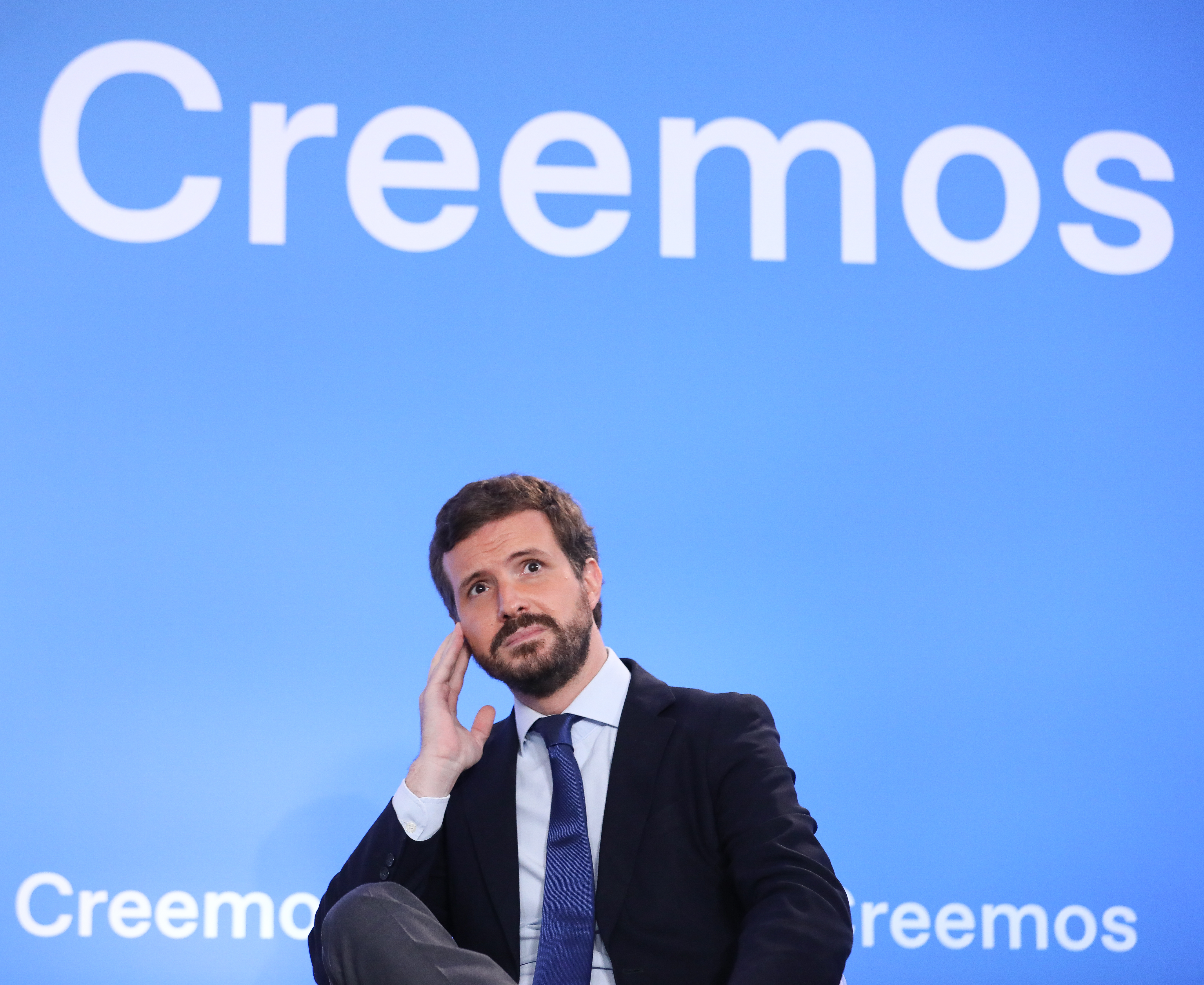 Pablo Casado. Foto: MARTA FERNÁNDEZ/EP - 