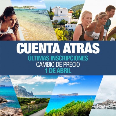 Últimos días antes del cambio de precio del Ibiza Marathon y el Ibiza 12K