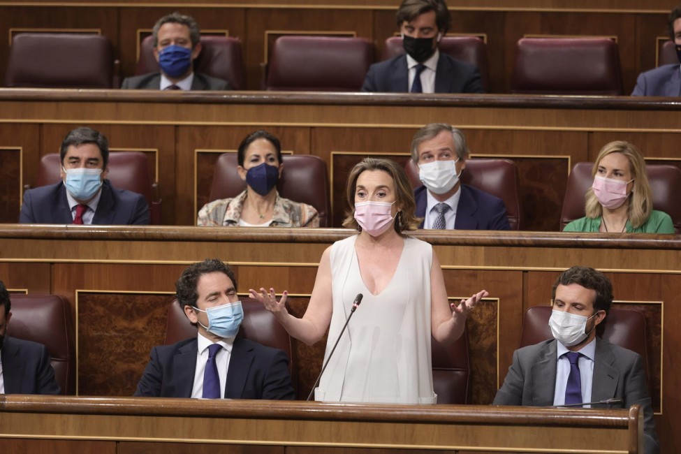 La portavoz del PP en el Congreso de los Diputados, Cuca Gamarra. Foto: EUROPA PRESS/E.PARRA.POOL - 