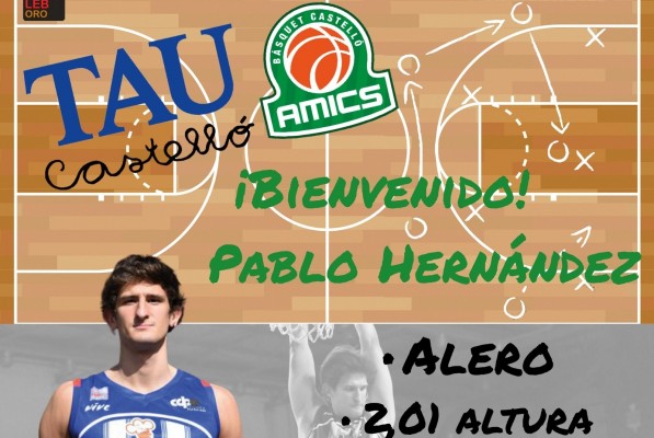 El TAU Castelló empieza a mover ficha con la contratación del alero Pablo Hernández