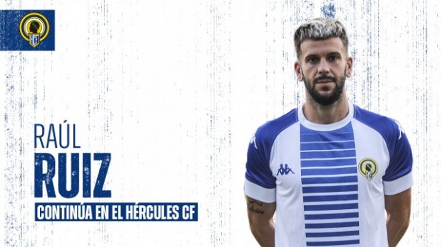 Raúl Ruiz se queda en el Hércules CF una temporada más