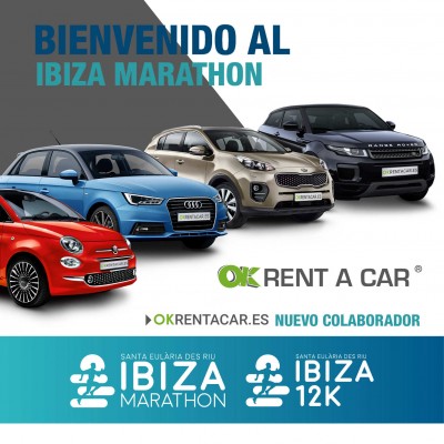 OK Rent a Car ofrecerá servicios especiales en alquiler de vehículos para los corredores del Ibiza Marathon e Ibiza 12K