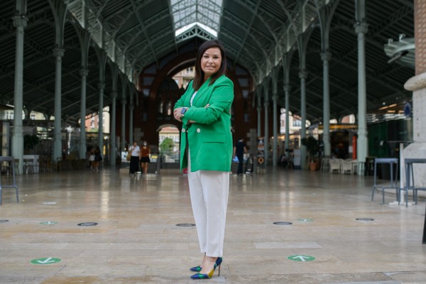 Cristina Plumed: “Si me pierdo que me busquen en el Mercado de Colón”
