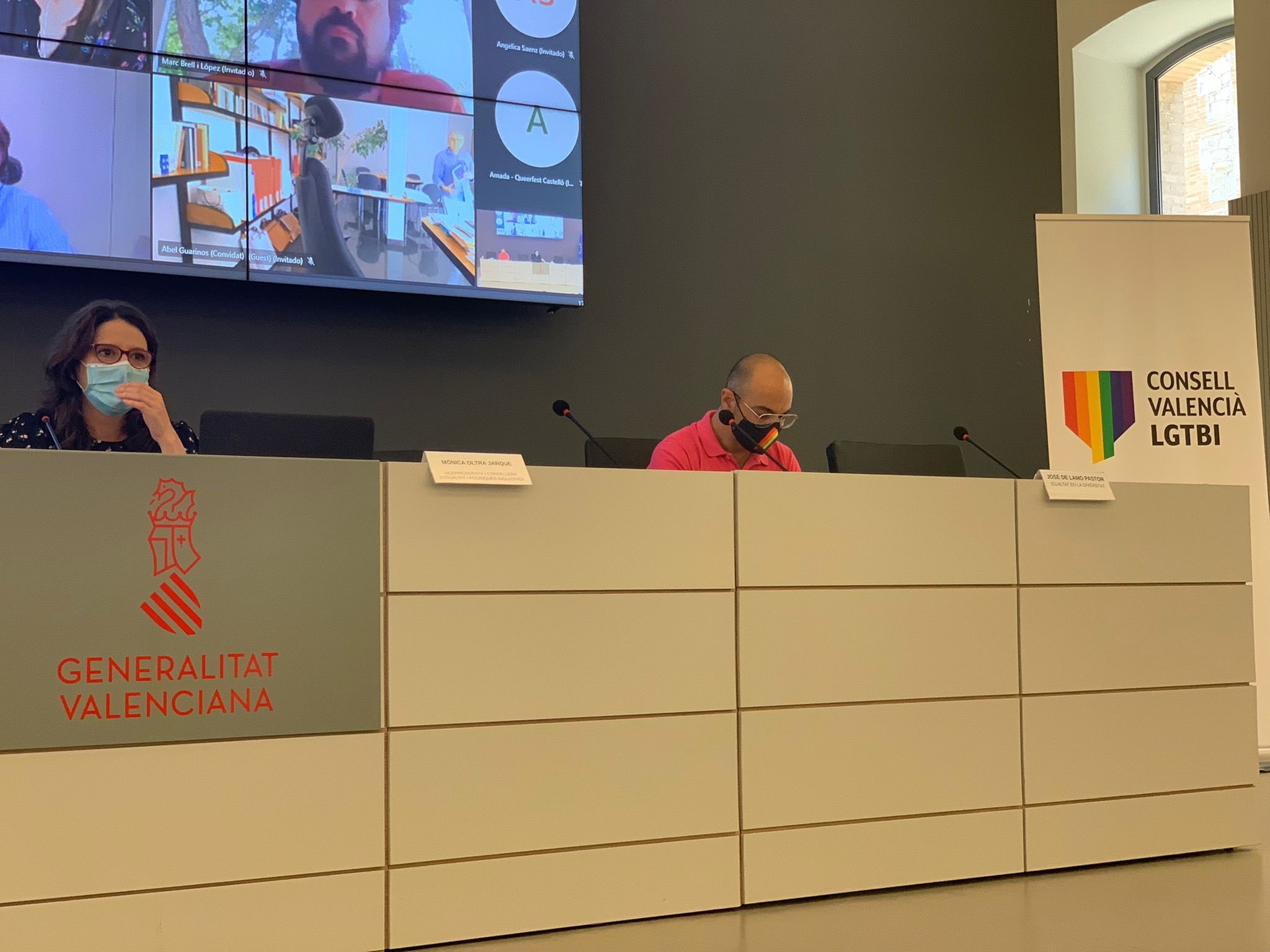 Oltra, en la constitución del Consell Valencià LGTBI: 