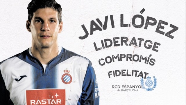 Javi López renueva su contrato con el Espanyol hasta 2019