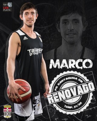 El FC Cartagena CB renueva al veterano base Marco Gaona para la Liga LEB Plata