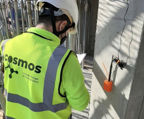 CoSMoS: construcciones más rápidas gracias a la monitorización del hormigón 
