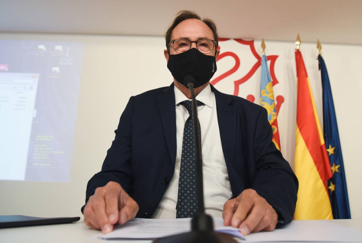 El conseller de Hacienda, Vicente Soler. Foto: EDUARDO MANZANA - 