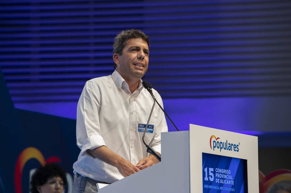 El PPCV encara los últimos días antes del congreso que hará a Carlos Mazón líder del partido
