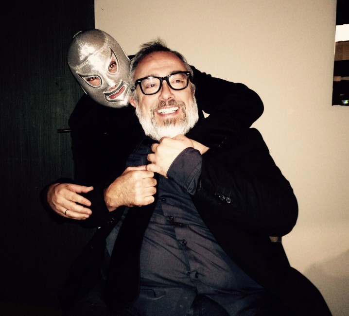 Hijo del Santo con Álex de la Iglesia - 