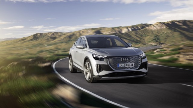 Audi Q4 Sportback e-tron: un SUV imponente