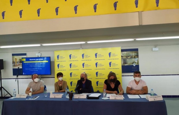 Personas en ERTE o que pierden el empleo y autónomos, nuevos perfiles en Casa Caridad