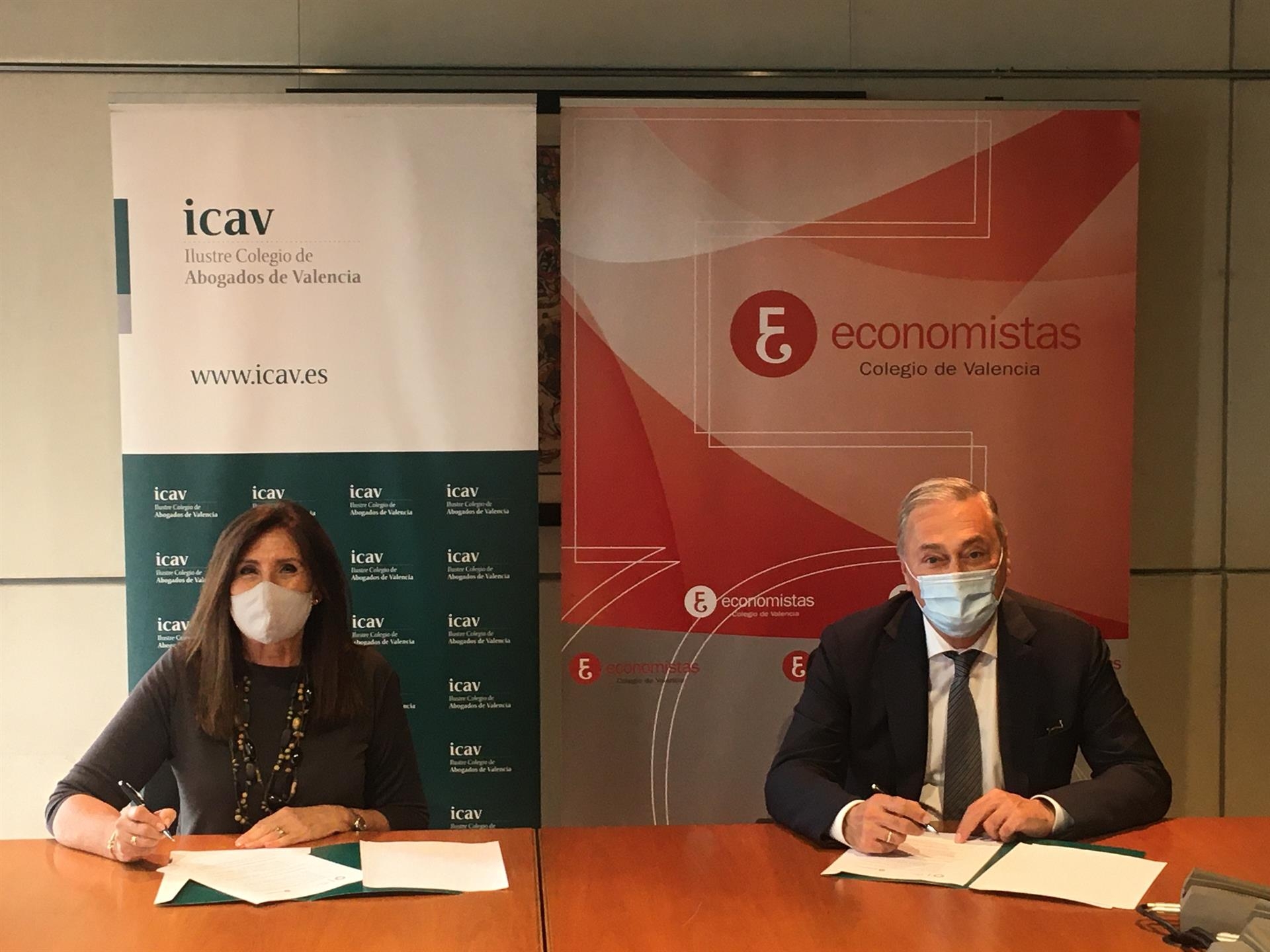 La Abogacía y los Economistas de Valencia renuevan su convenio de colaboración
