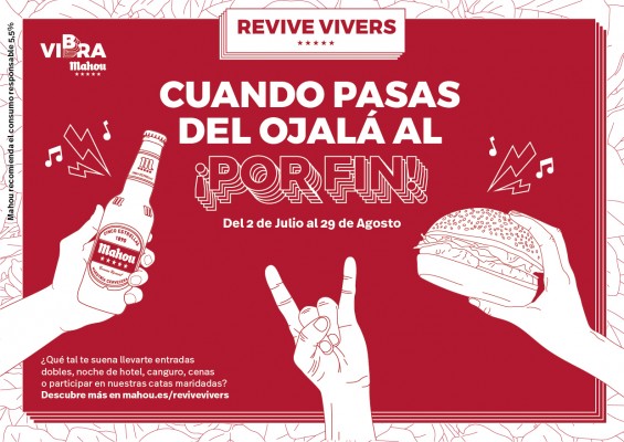 Revive Vivers, la experiencia Vibra Mahou que completa los reencuentros con las noches musicales de verano
