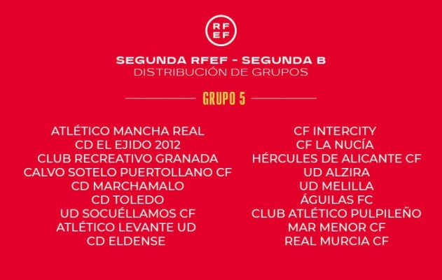El Atlético Levante UD ya conoce a los rivales de su grupo de la Segunda RFEF