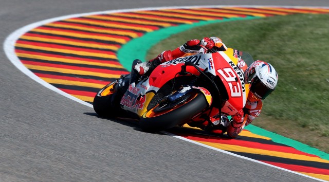 Márquez vuelve a lo más alto del podio en Sachsenring
